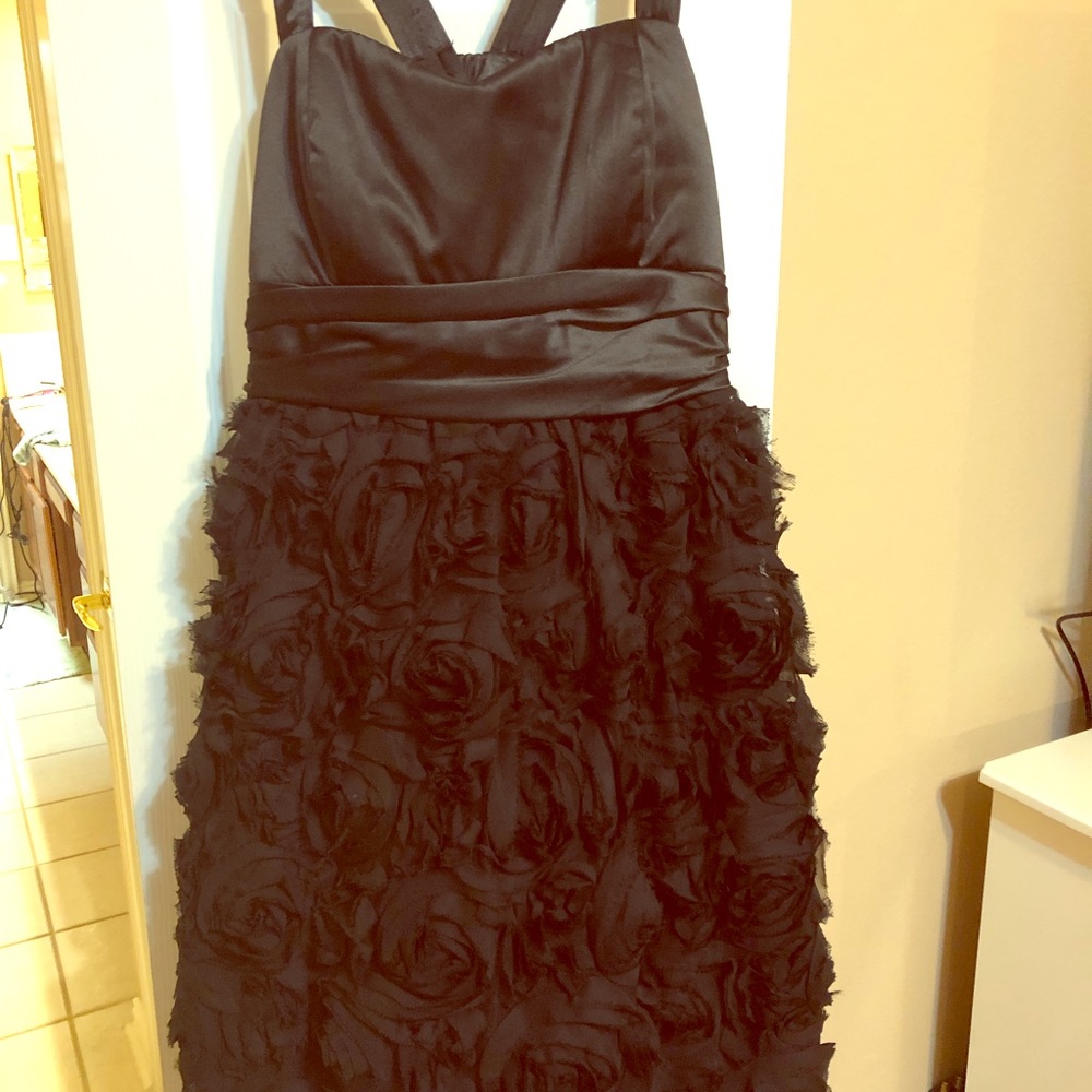 Short black cocktail dress